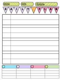 Daily Planner Template Teacher Binder Teacher Binder Teaching Planner Teacher Binder Organization