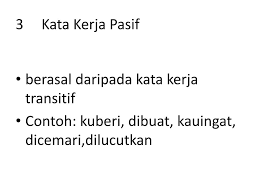 Kata kerja tak transitif berpelengkap dna. Ppt Kata Kerja Powerpoint Presentation Free Download Id 4325629