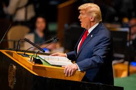 Trump scherzt über defekten Teleprompter bei UN-Rede - Imagen principal del artículo
