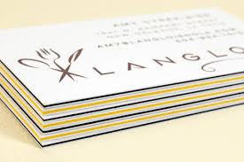 Na outra, create your own. Layered Business Cards Nanco