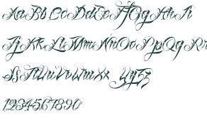 Cursive fonts simply emulate cursive handwriting in which letters are usually connected in a small cursive font generator. Font Tattoo Cursive Font Tattoo Lettering Novocom Top