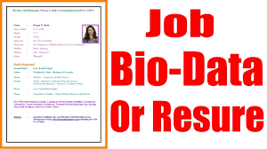 And for that, we present before you the proper format to enable you to write. How To Make A Professional Biodata Or Resume For Job In Hindi Youtube
