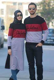Check couple t shirts prices, ratings & reviews at flipkart.com. Pin By Fahime Firooz On Couples Matching Couple Outfits Muslimah Fashion Outfits Hijab Fashion Inspiration