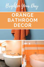 Check spelling or type a new query. Pretty Bright Orange Bathroom Decor That S A Color You Don T See Very Often Right Especially N Orange Bathroom Decor Orange Bathrooms Blue Bathroom Decor