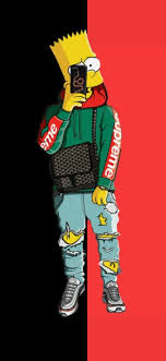 If you have your own one, just send us the image and we will show it on the. Supreme Pictures Supreme Iphone Wallpaper Simpson Wallpaper Iphone Supreme Wallpaper