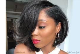 Black hair works nicely with quick and easy styles like a pixie cut or updo, as well as classy and trendy hairstyles like a parted bob with bangs. 21 Sexiest Bob Haircuts For Black Women In 2021