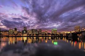 Photos Usa Portland Oregon Sky River Night Skyscrapers Cities