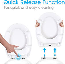 abattant wc avec frein de chute pack de 2 cuvette toilette blanche clipsable declipsable pour un nettoyage facile lunette de toilette forme o en duroplast fixation en acier inoxydable amazon fr bricolage