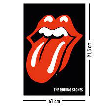 The rolling stones logo is known as the tongue and lip design. Rolling Stones Poster Logo Poster Grossformat Jetzt Im Shop Bestellen Close Up Gmbh