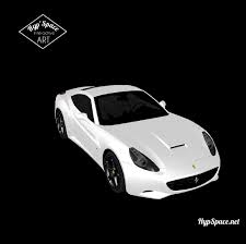ferrari california white 2017 vehicle automobile auto machine automotive motor 3d 3d model avto mashina motor tachk car 3d model car gif interactive art