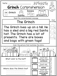 Grinch Day Reading Comprehension This Comprehension Passage Is Part Of A Grinch Day Freeb Christmas Teaching Christmas Reading Comprehension Christmas Reading