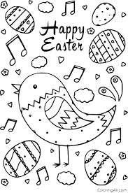 One of my favorite drawing projects is coloring pages and cards. Easter Card Coloring Pages Coloringall