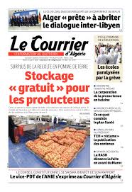 Calameo Le Courrier D Algerie Du Mardi 21 Janvier 2020