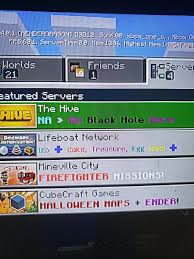 Featured servers are community servers for bedrock edition, which are partnered. Ayelmao Ayelmao49910969 Twitter