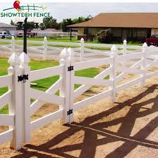 9 uprights and 18 cross rails. Easy Install Pvc Fencing Post And Rail Crossbuck Horse Fence China Post Fencing Home Fence Made In China Com