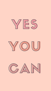 This wall decal is a kind of motivational quote wall decal with the saying: Yes You Can Inspirational Quotes Positive Quotes Inspirational Words
