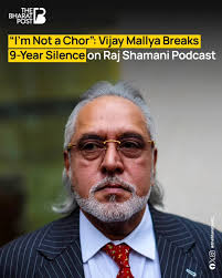 Vijay Mallya broke his nine-year silence in a candid interview