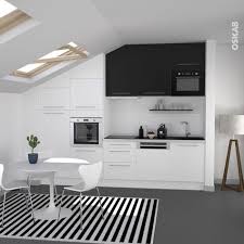 cuisine blanche porte effet soft touch ginko blanc mat cuisine moderne meuble cuisine cuisine gris