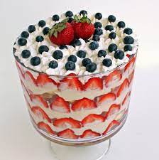 Patriotic Trifle Recipe The Girl Who Ate Everything Recipe Trifle Dessert Recipes Trifle Recipe Trifle