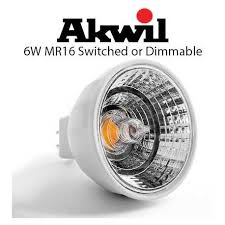Akwil 6w Mr16 Led 12v Ac Dc Led Light Bulb Switched Or Dimmable 600lm 30 60 Degree Warm Pure White Cri 80 Or 90 Gu5 3 Base
