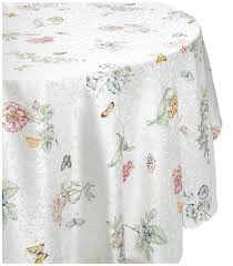 These can be chosen depending upon the needs and tastes of the consumer. Lenox Butterfly Meadow 70 Inch Round Tablecloth Walmart Com Walmart Com
