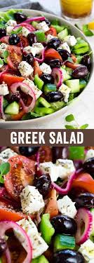 Greek Salad Recipe Jessica Gavin Recipe Greek Salad Recipes Healthy Vegetables Greek Salad