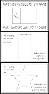Black And White Texas Flag The Texas Flag La Bandera De Texas Texas Flags Bilingual Activities Texas