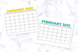 Printable 2021 Calendar To Download Ebb And Flow Creative Co