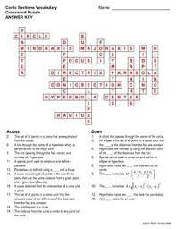 This 6th grade math vocabulary crossword can be taken online by students. Crosswords Online Circle Vocabulary Crossword Puzzle Answers Key