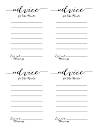 Printable Digital Wedding Advice Card Advice Wisdom And Etsy In 2021 Wedding Advice Cards Advice Cards Wishes For The Bride