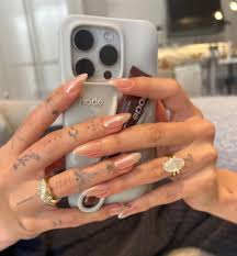 Hailey Biebers New TikTok Might Make B-tches Mad but Her  Chocolate-Cherry Manicure Looks Delicious