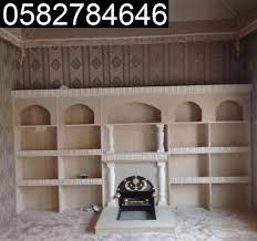 مشبات فخمه home decor bookcase shelves