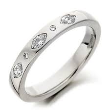 Women S Marquise And Round Diamond Wedding Ring Round Diamond Wedding Rings Wedding Rings Fancy Shape Diamond