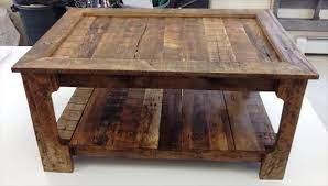 Table carries all to be a sturdy one and highly utilitarian for home services. Rustic Coffee Table From Shipping Pallets 101 Pallets Pallet Furniture Pallet Wood Coffee Table Diy Furniture