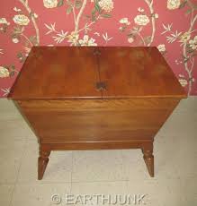 Ethan Allen S Baumritter Sewing Dough Box Side End Table Heirloom Maple 10 1567 Dough Box End Tables Maple Furniture