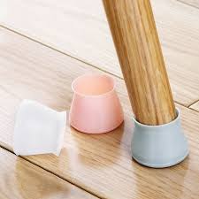 4pcs Chair Table Foot Pad Mat Cover Protector 4 X 3 2cm Furniture Floor Protection Mute Non Slip Universal Silic In 2020 Chair Leg Covers Metal Bistro Chairs Foot Pads