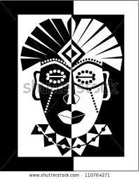 Black And White African Art Black And White African Mask African Masks Notan Art Masks Art