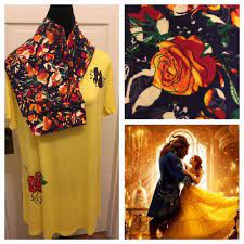 Disney Inspired Lularoe Beauty And The Beast Princess Disney Roses Unicorn Disney Inspired Outfits Disney Outfits Disney Beauty And The Beast