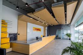 Dhl Express In Vietnam Midsizeoffice Commercialspaces Commercialinteriors Design Flooring Commercial Interiors Design Home