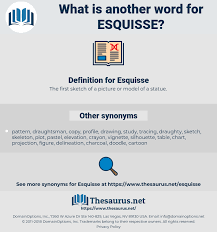 Synonyms For Esquisse Thesaurus Net