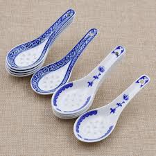 5pcs Ceramic Spoon China Soup Spoon Stir Soup Spoons for Soup And Rice  Kitchen Tableware Dining Bar Tool|Spoons| - AliExpress