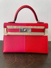 Hermes Mini Kelly 2 K20 Rouge Coeur Rose Extreme Zanzibar With Silv Secretmilli Com
