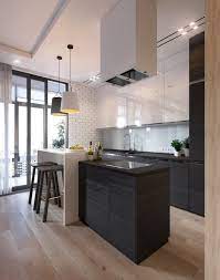 The kitchen color schemes that we showcase today are easy to adopt and you can turn any kitchen with a neutral backdrop into one of these we promised you kitchen color schemes that are easy to try out and trendy as well and we start with a perpetual winner that just does not seem to go away. 2 One Bedroom Apartments With Modern Color Schemes Kitchens And Bedrooms Kitchen Design Modern Kitchen Design