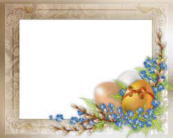 Acervo De Frames Png Pascoa Imagens Para Photoshop Easter Frame Frame Blue Flower Wallpaper