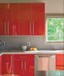 The New Shining Star Of The Kitchen Is High Gloss Cabinetry Red Kitchen Cabinets Finish Kitchen Cabinets Glossy Kitchen