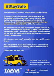 Qu russ 879 views2 months ago. To Our Food Truck Vendors Tapak Urban Street Dining Facebook