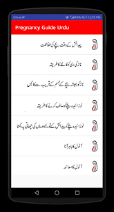 Fatigue felt by more than 80% of actually pregnant women) to the less frequent symptoms (darker areola in less than 40% of. Pregnancy Guide In Urdu For Android Apk Download