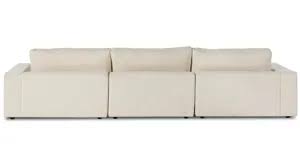 Bloor 4-pc. Sectional Sofa W/ Ottoman | Raymour & Flanigan