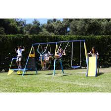 Sportspower Ridgewood Me And My Toddler Metal Swing Set Metal Swing Sets Metal Swings Swing And Slide Set