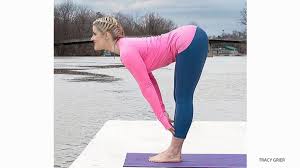 Learn How To Do A Basic Sun Salutation Surya Namaskar Surya Namaskar Yoga Poses Sun Salutation